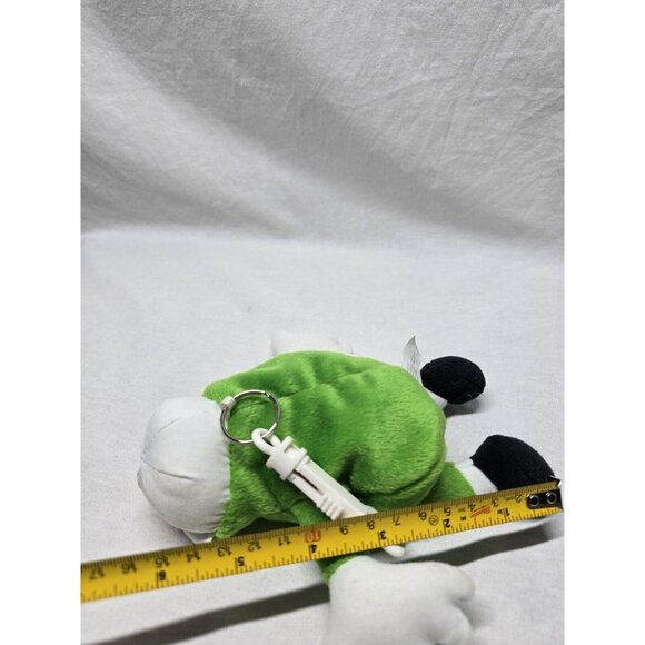 Mr. Jelly Belly Plush Green Apple Stuffed Bean Bag Toy Beanie Doll with Clip - Picture 6 of 7